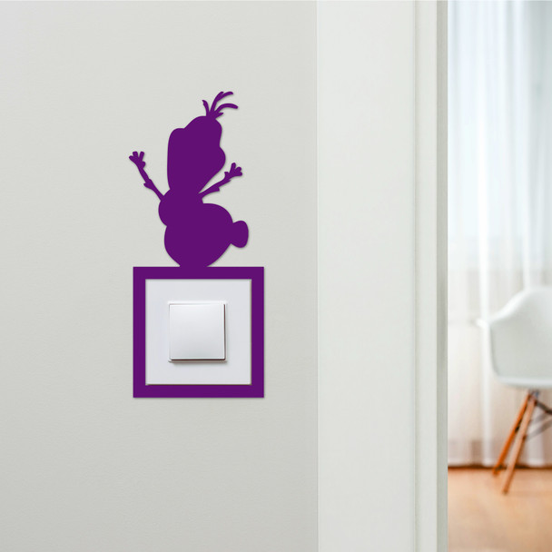 Light Switch Surround Frozen Olaf Kids Room Decorative Switch Plate Cover Frame
