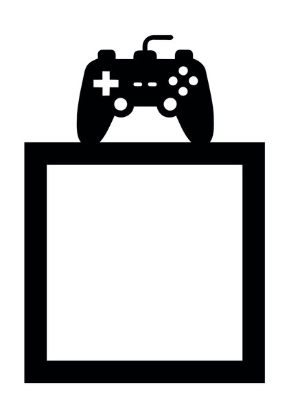Light Switch Surround Video Gaming Controller Kids Room Decor Switch Cover Frame