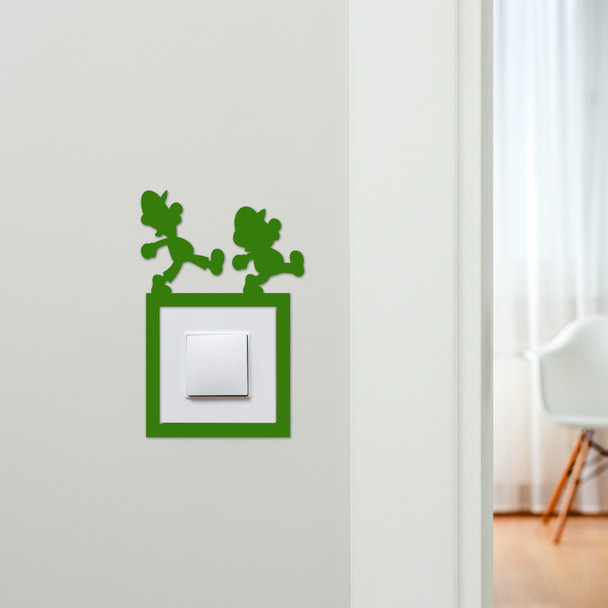 Light Switch Surround Super Mario Bros Kids Room Decorative Switch Cover Frame