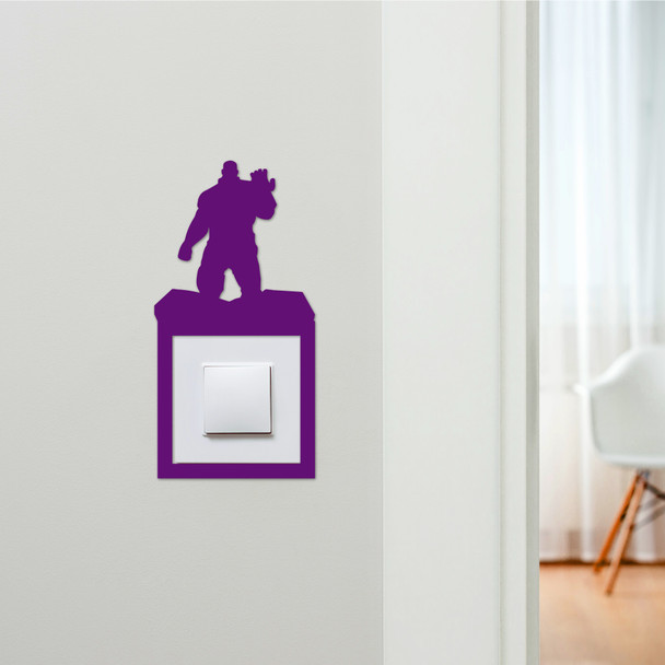 Light Switch Surround Thanos Superhero Kids Room Decorative Switch Cover Frame