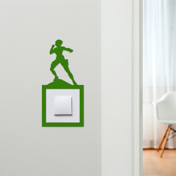 Light Switch Surround Black Widow Superhero Kids Room Decor Switch Cover Frame