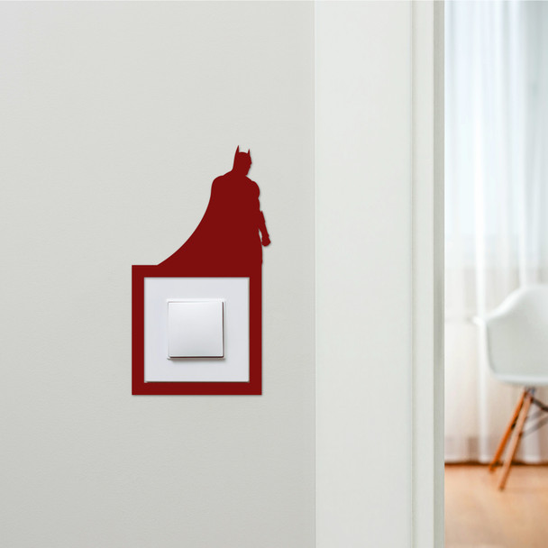 Light Switch Surround Batman Superhero Kids Room Decorative Switch Cover Frame
