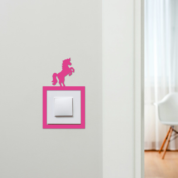 Light Switch Surround Kids Room Unicorn Decorative Switch Plate Cover Frame
