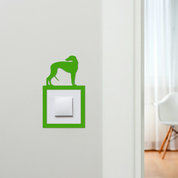 Light Switch Surround Greyhound Dog Decorative Switch Plate Cover Frame