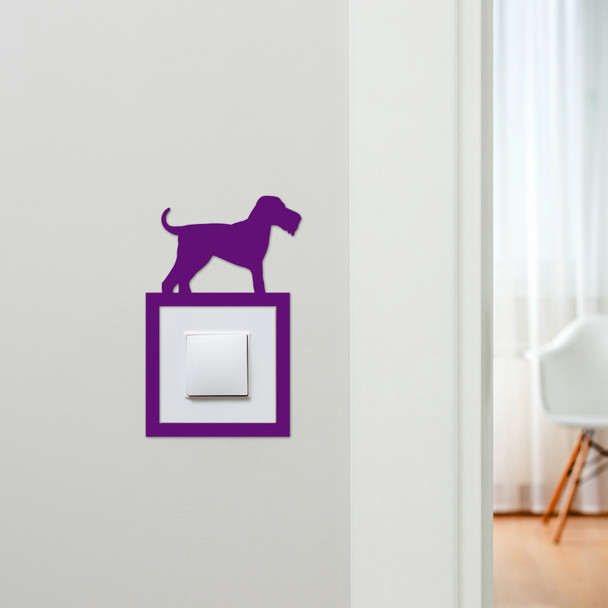 Light Switch Surround Airedale Terrier Dog Decorative Switch Plate Cover Frame