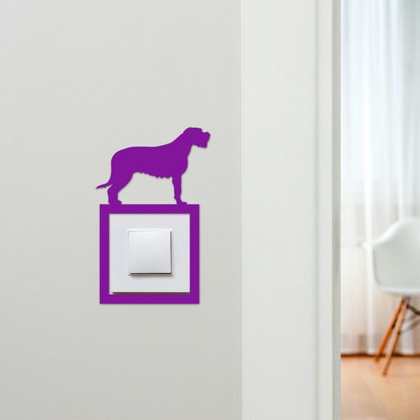 Light Switch Surround Irish Wolfhound Dog Decorative Switch Plate Cover Frame