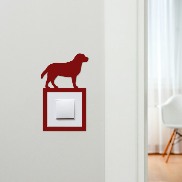 Light Switch Surround Labrador Dog Decorative Switch Plate Cover Frame