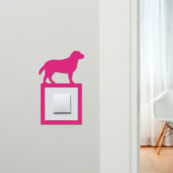 Light Switch Surround Labrador Dog Decorative Switch Plate Cover Frame