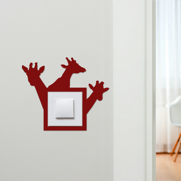 Light Switch Surround Giraffe Decorative Switch Plate Cover Frame