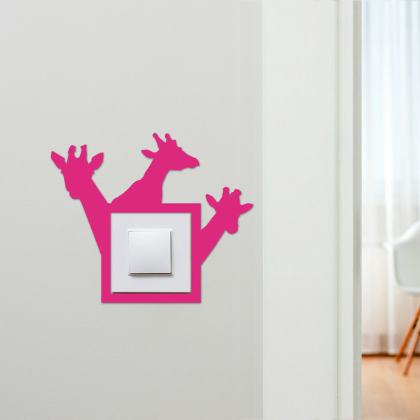 Light Switch Surround Giraffe Decorative Switch Plate Cover Frame