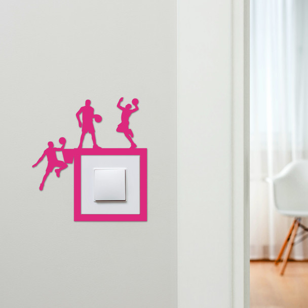 Light Switch Surround Basketball Players Decorative Switch Plate Cover Frame