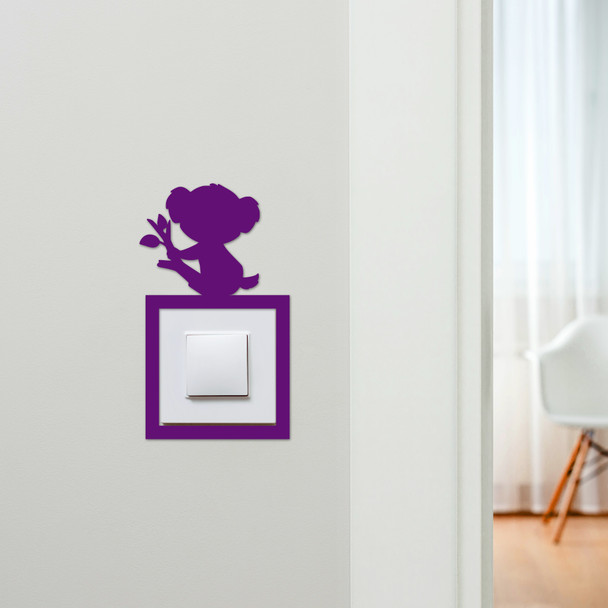 Light Switch Surround Koala Bear Decorative Switch Plate Cover Frame