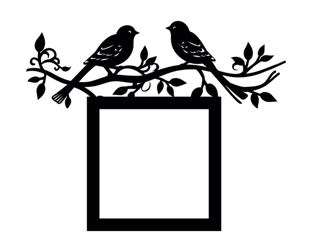 Light Switch Surround Birds Leaves Decorative Switch Plate Cover Frame