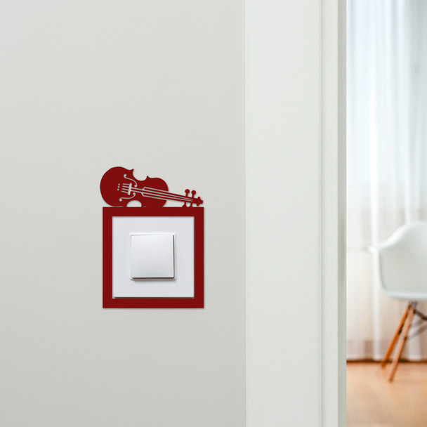 Light Switch Surround Violin Decorative Switch Plate Cover Frame