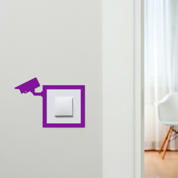 Light Switch Surround Surveillance Camera CCTV Decorative Switch Cover Frame