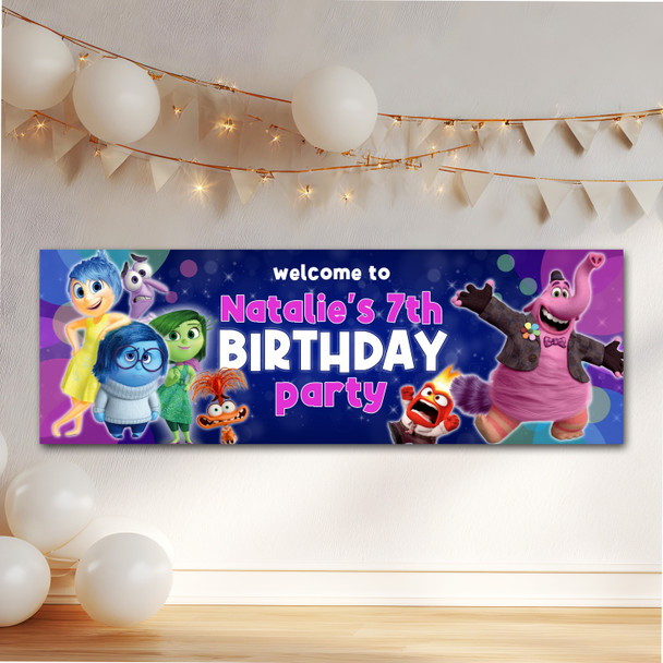 Personalised Party Banner For Kids Birthday Trolls