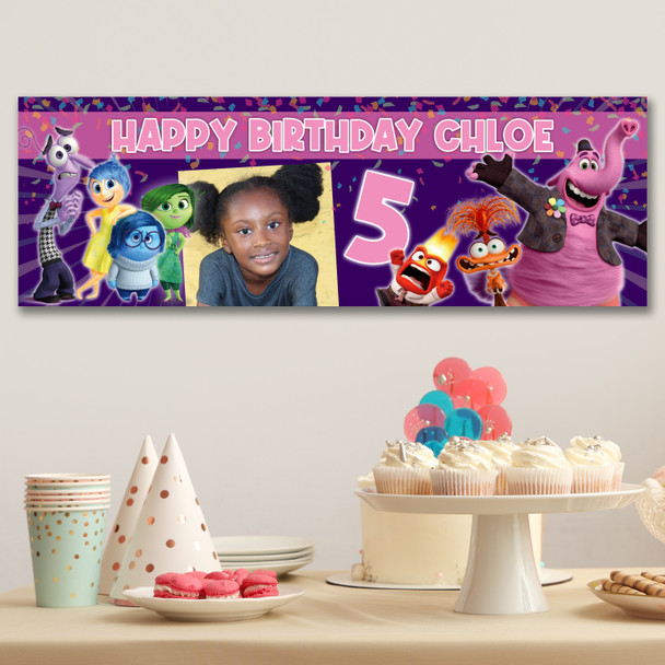 Personalised Party Banner For Kids Birthday Trolls Photo