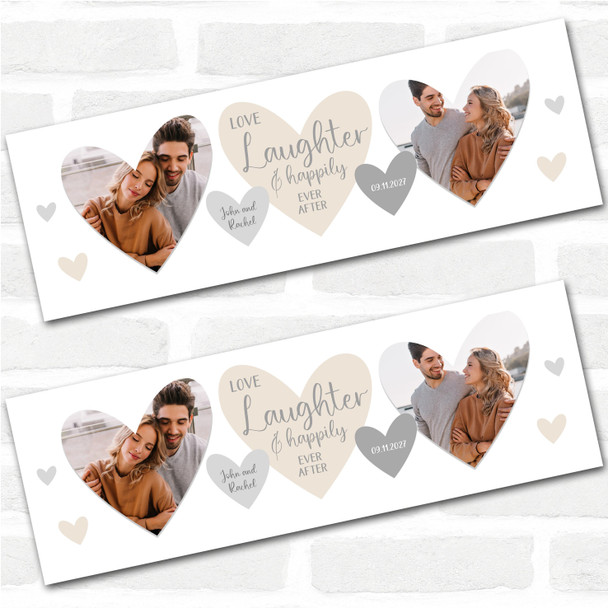 Personalised Party Banner For Wedding Day Congratulations Photo Happy Ever After