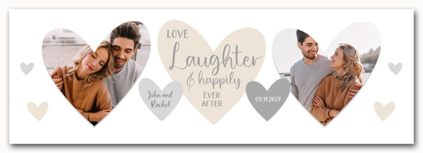 Personalised Party Banner For Wedding Day Congratulations Photo Happy Ever After
