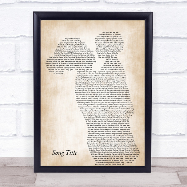 Coby Grant Winter Bear Mother & Child Song Lyric Print - Or Any Song You Choose