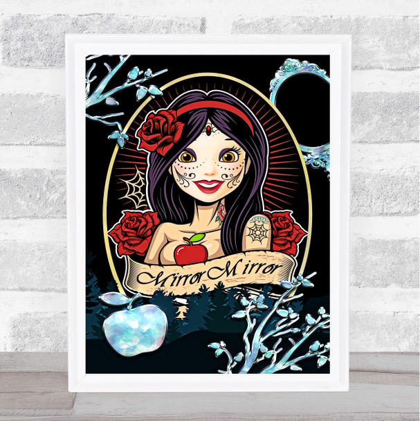 Bad Princess Range Disney Snow White Darkside Wall Art Print