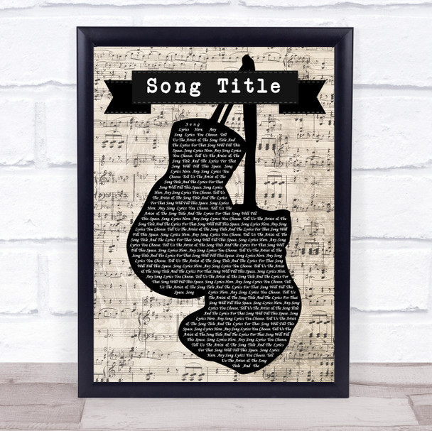 Frank Sinatra My Way Music Script Boxing Gloves Song Lyric Music Art Print - Or Any Song You Choose