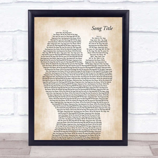 Neil Young Harvest Moon Mother & Baby Song Lyric Music Art Print - Or Any Song You Choose