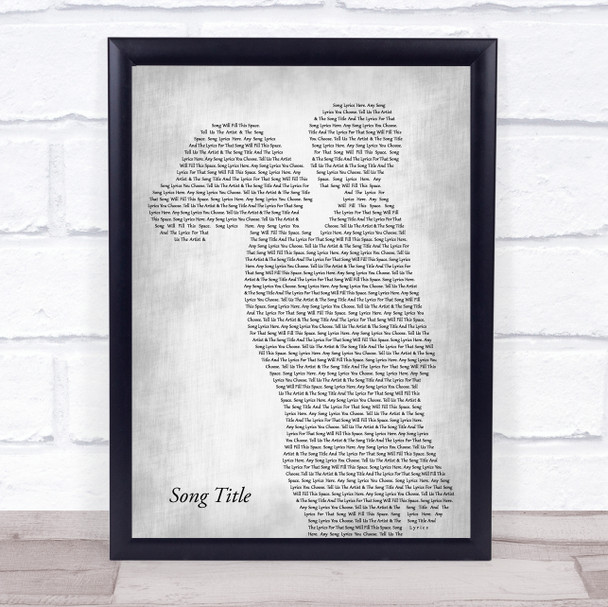 Sugarland Mother Mother & Child Grey Song Lyric Music Art Print - Or Any Song You Choose