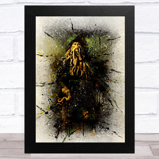 Pirates Of The Caribbean Davy Jones Children's Kid's Wall Art Print