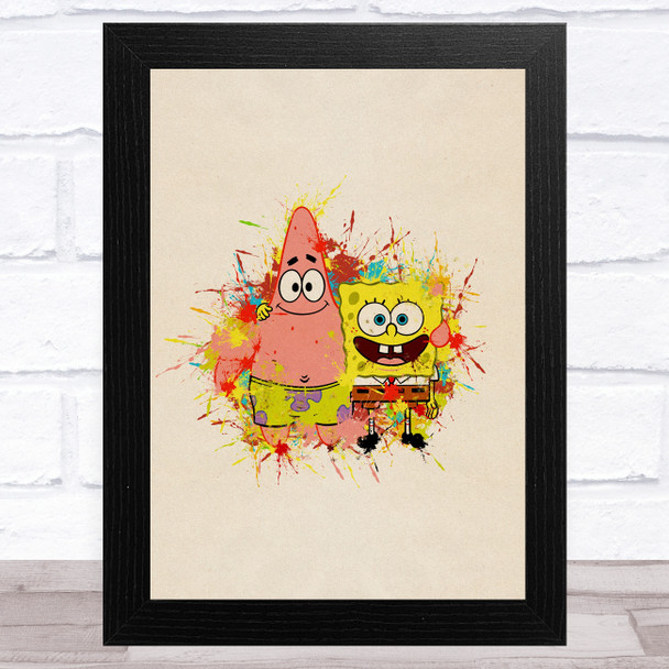 Spongebob Squarepants Patrick Star Children's Kid's Wall Art Print