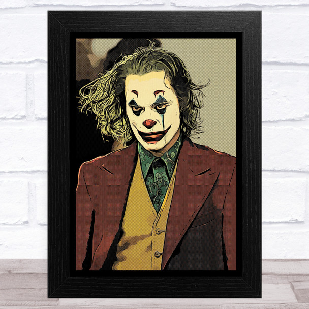 Joker Batman Vintage Retro Children's Kid's Wall Art Print