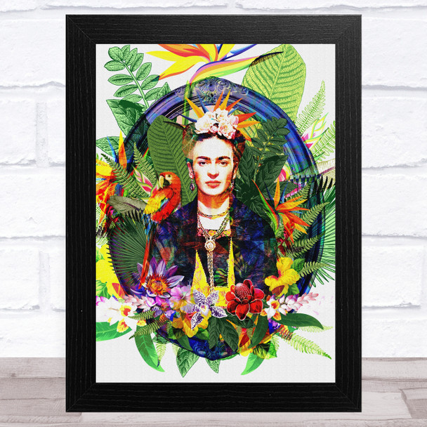 Frida Kahlo Iconic Celeb Wall Art Print