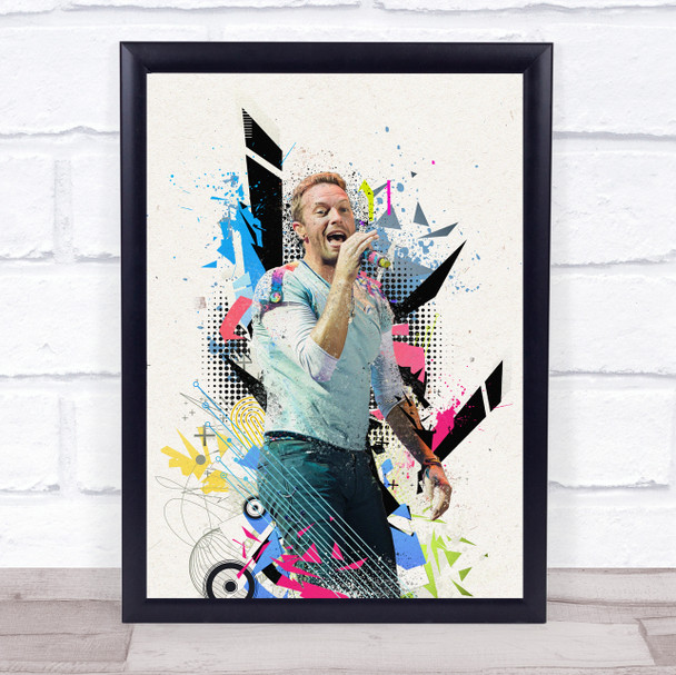 Chris Martin Retro Shapes Wall Art Print