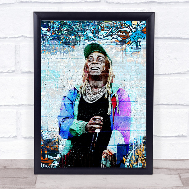 Lil Wayne Urban Graffiti Wall Art Print