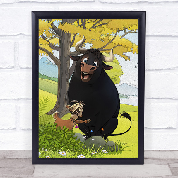 Bull Ferdinand Wall Art Print