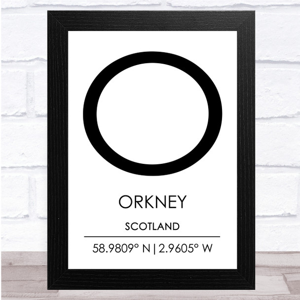 Orkney Scotland Wall Art Print