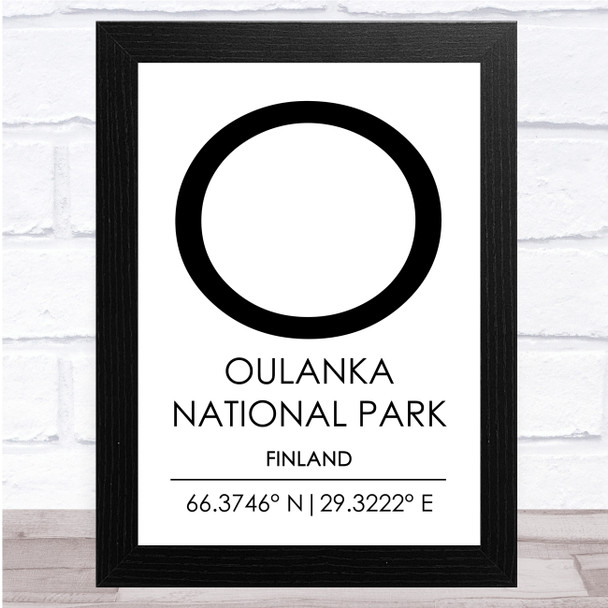 Oulanka National Park Finland Wall Art Print