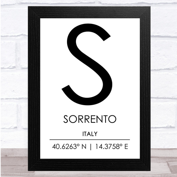 Sorrento Italy Wall Art Print