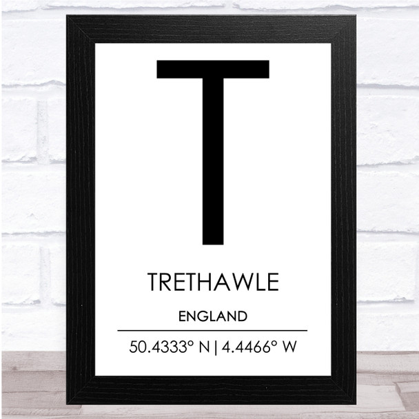 Trethawle England Wall Art Print