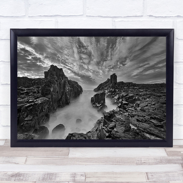 Gate To Heaven Rocks Sky Australia Seascape Stone Rock Cliff Wall Art Print