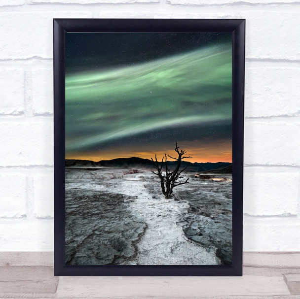Photo & Art Print Magical and mystical northern lights. Aurora