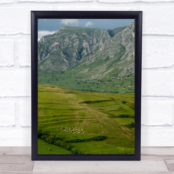 Mamma I'M Coming Home Fields Mountains Wall Art Print