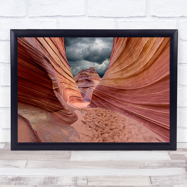 Riders On The Storm Coyotes Buttes North Wave Red Sandstone Wall Art Print
