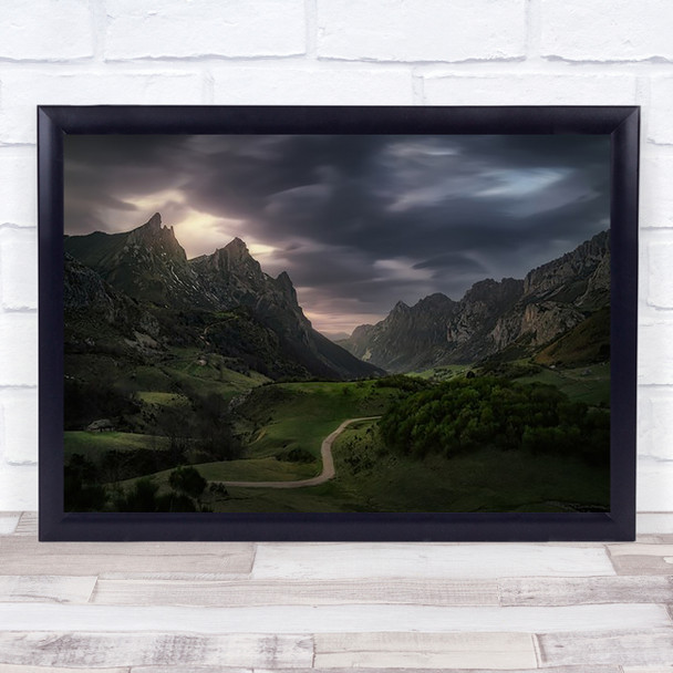 Valle De Lago V Spain Asturias Mountains Cantabrian Coast Saliencia Art Print