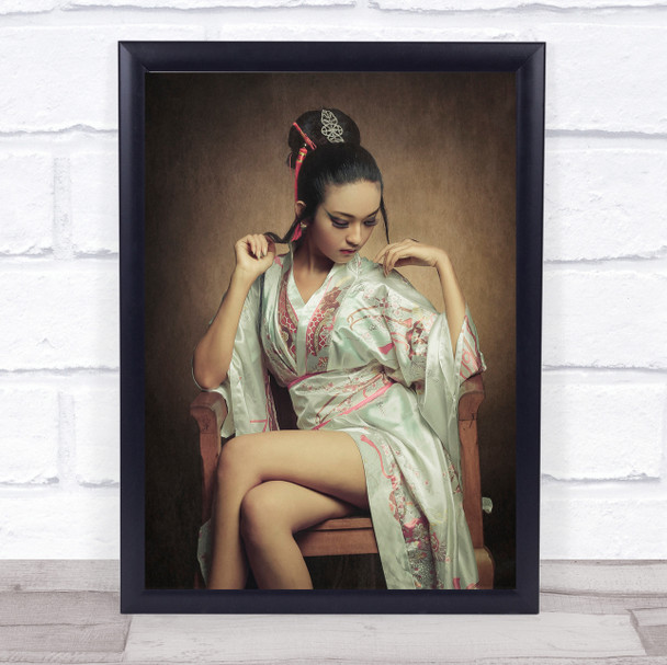 Fantasize Asia Asian Japanese Japan Girl Model Woman Wall Art Print