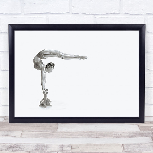 Gymnastics Series Mexican Balance Strength Body paint Performance Wall Art Print