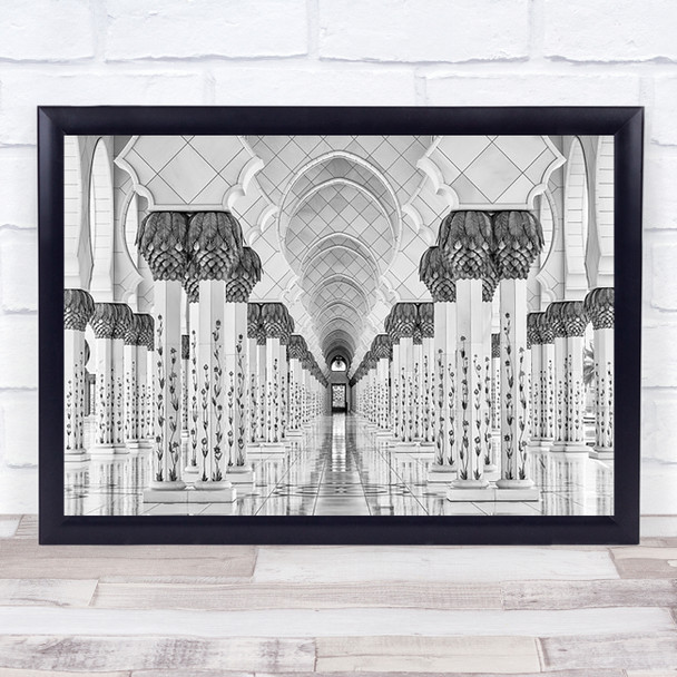 Kind Of Symmetry Architecture Landmark Temple Mosque Wall Art Print