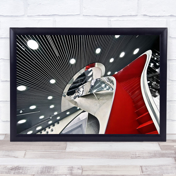 Mumuth Architecture Interior Staircase Graz Music Wall Art Print