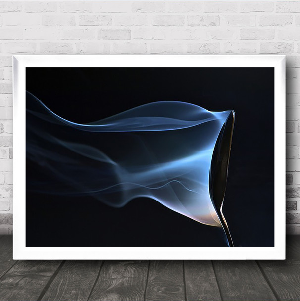 Spoon Smoke Mist Abstract Spain Kitchen Cutlery Wall Art Print