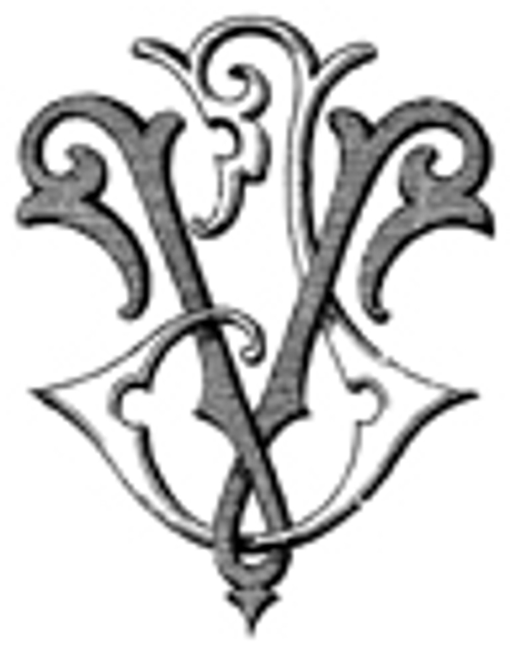 Wedding Monogram Logo LV VL Monogram Wreath SVG 